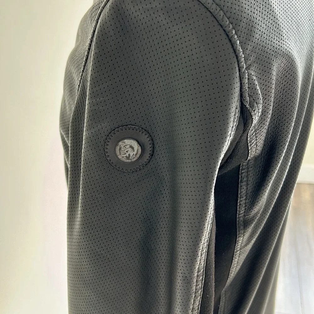 Men diesel leather jacket - Picture 6 of 15